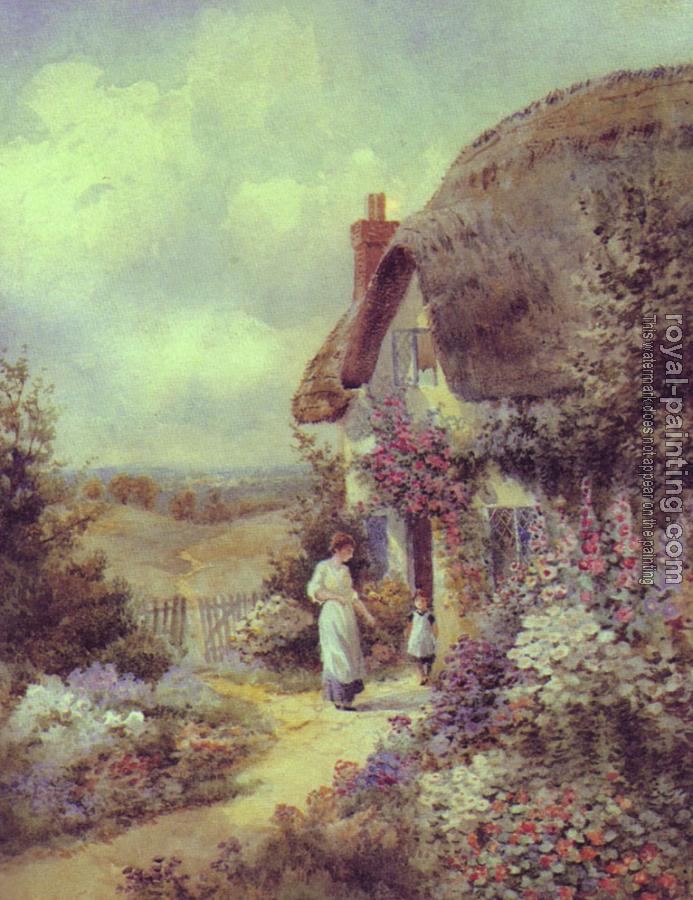 Hand Painted : A cottage garden, Dorset